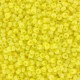 Miyuki rocailles kralen 11/0 - Matted opaque yellow ab 11-404FR